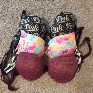 PINK VS bras size 34D